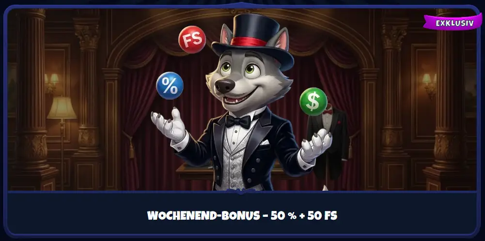 Golobet Casino Wochenend-Bonus